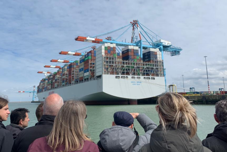 Visite du port de Zeebrugge